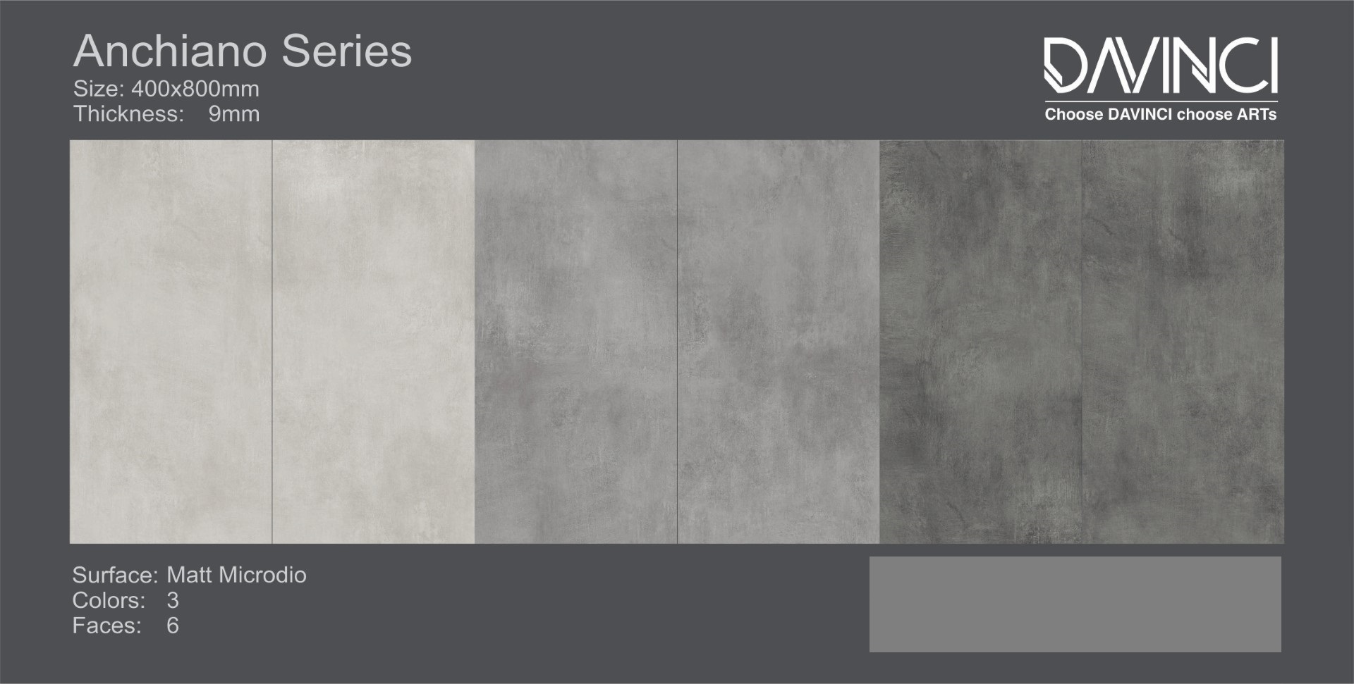 Gạch Vân Xi Măng Bê Tông 40x80cm Anchiano GD48102M - Gạch ốp lát nhà vệ sinh - Gạch lát sân